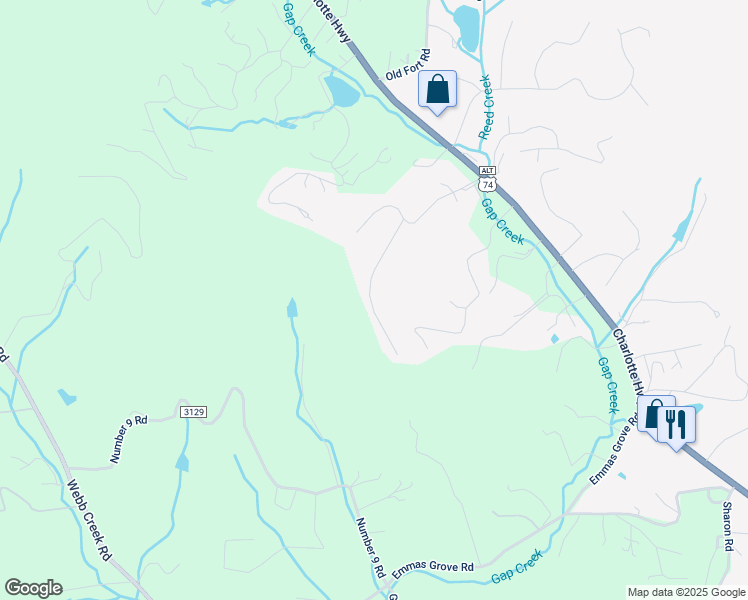 map of restaurants, bars, coffee shops, grocery stores, and more near 84 Fairview Hills Drive in Fairview
