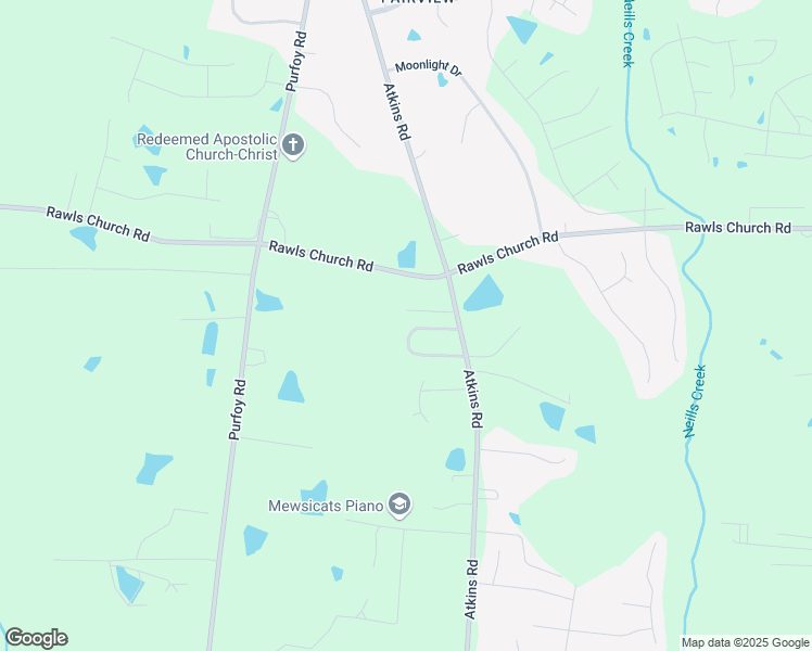 map of restaurants, bars, coffee shops, grocery stores, and more near 171 Atkins Place Circle in Fuquay Varina