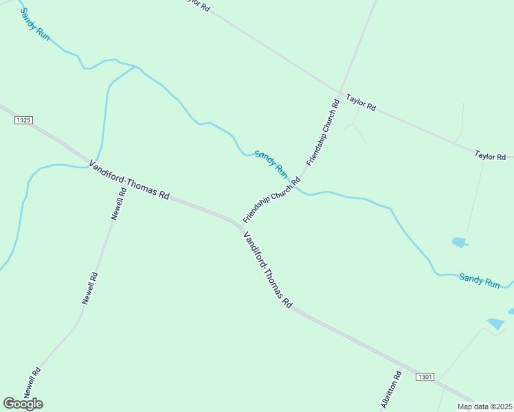 map of restaurants, bars, coffee shops, grocery stores, and more near Friendship Church Road in Snow Hill