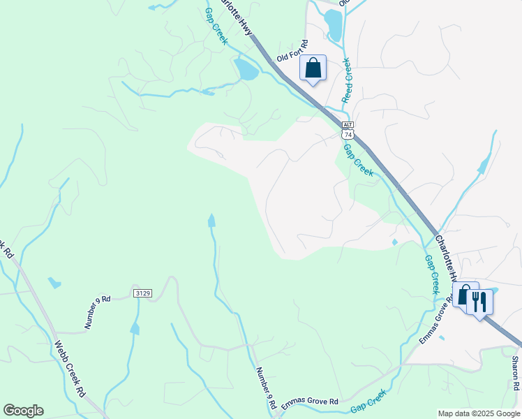 map of restaurants, bars, coffee shops, grocery stores, and more near 84 Fairview Hills Drive in Fairview
