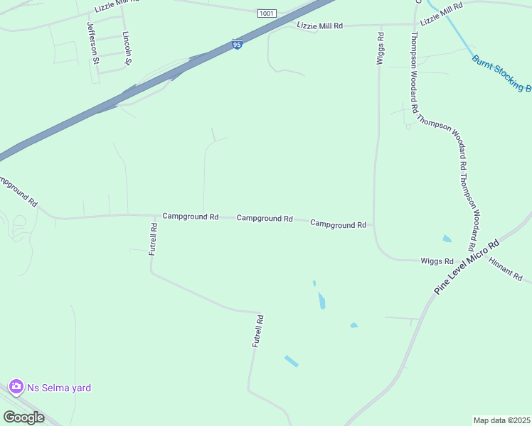 map of restaurants, bars, coffee shops, grocery stores, and more near 1331 Campground Road in Selma