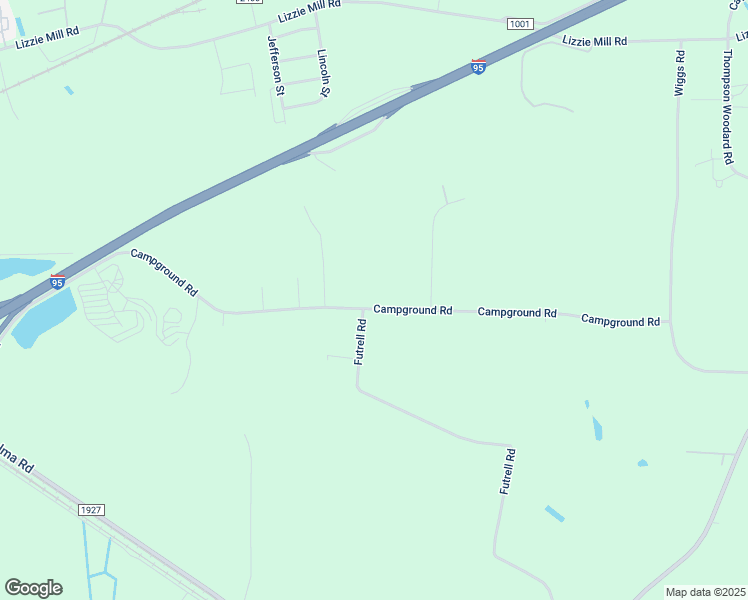map of restaurants, bars, coffee shops, grocery stores, and more near 1031 Campground Road in Selma