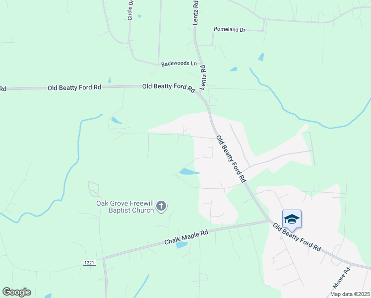 map of restaurants, bars, coffee shops, grocery stores, and more near Bruner Sloop Road in China Grove