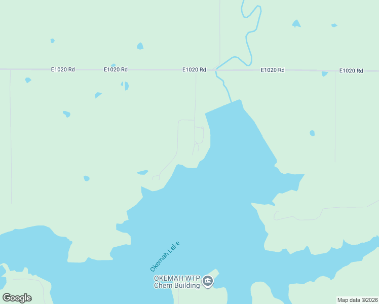 map of restaurants, bars, coffee shops, grocery stores, and more near Unnamed Road in Okemah
