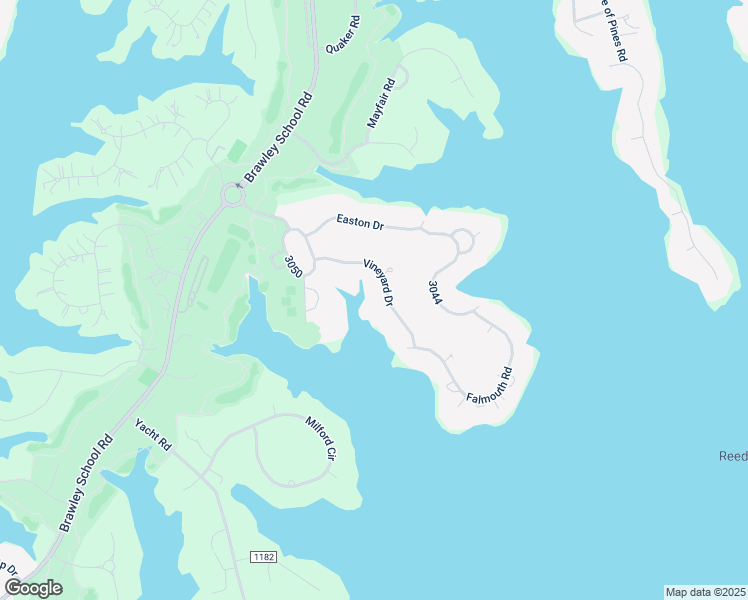 map of restaurants, bars, coffee shops, grocery stores, and more near 129 Vineyard Drive in Mooresville