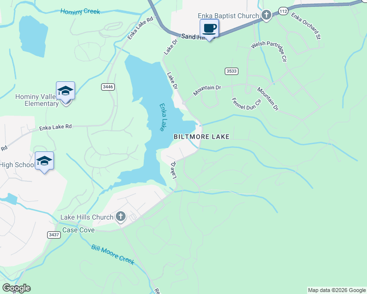 map of restaurants, bars, coffee shops, grocery stores, and more near 1010 coves Pheasant Court in Buncombe County