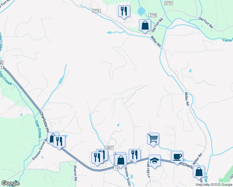 map of restaurants, bars, coffee shops, grocery stores, and more near Ashton Drive in Fairview