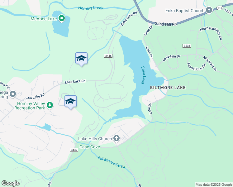 map of restaurants, bars, coffee shops, grocery stores, and more near 55 Orvis Stone Circle in Candler
