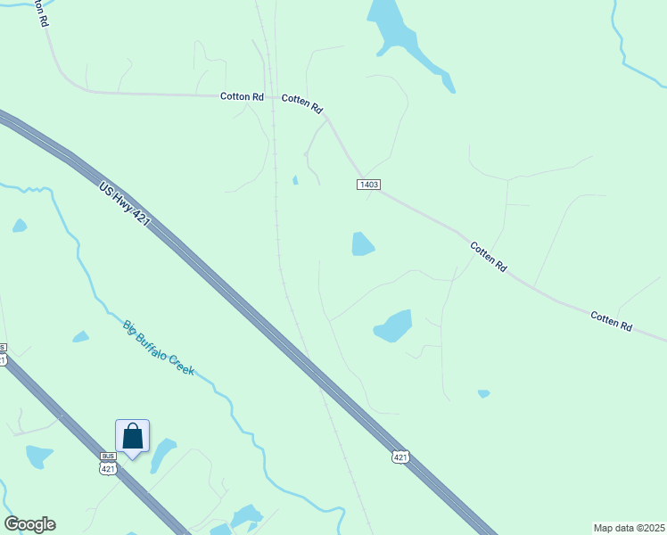 map of restaurants, bars, coffee shops, grocery stores, and more near 4410 Fox Run Road in Sanford