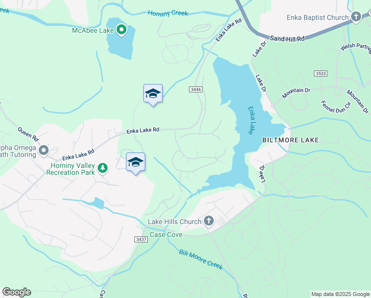 map of restaurants, bars, coffee shops, grocery stores, and more near 23 Orvis Stone Circle in Candler