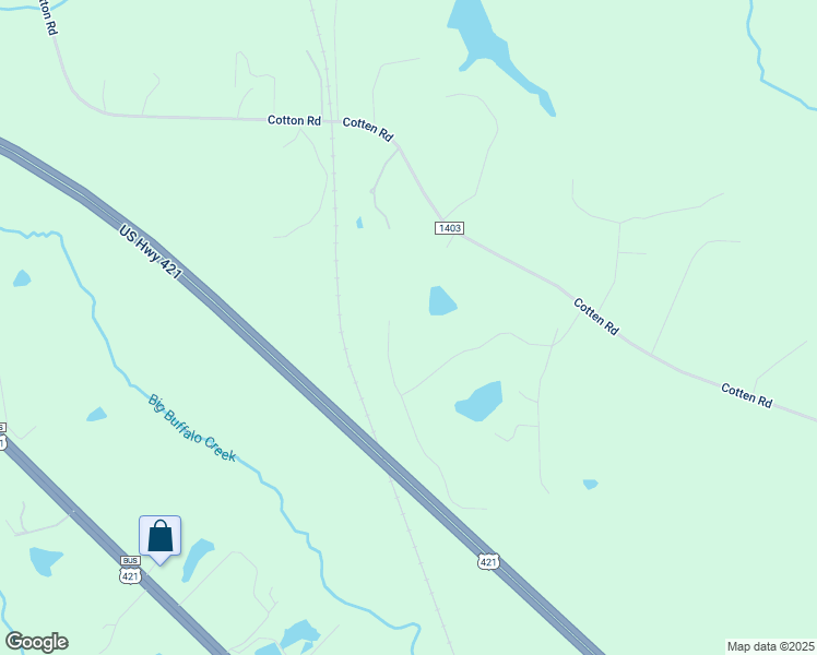 map of restaurants, bars, coffee shops, grocery stores, and more near 4410 Fox Run Road in Sanford