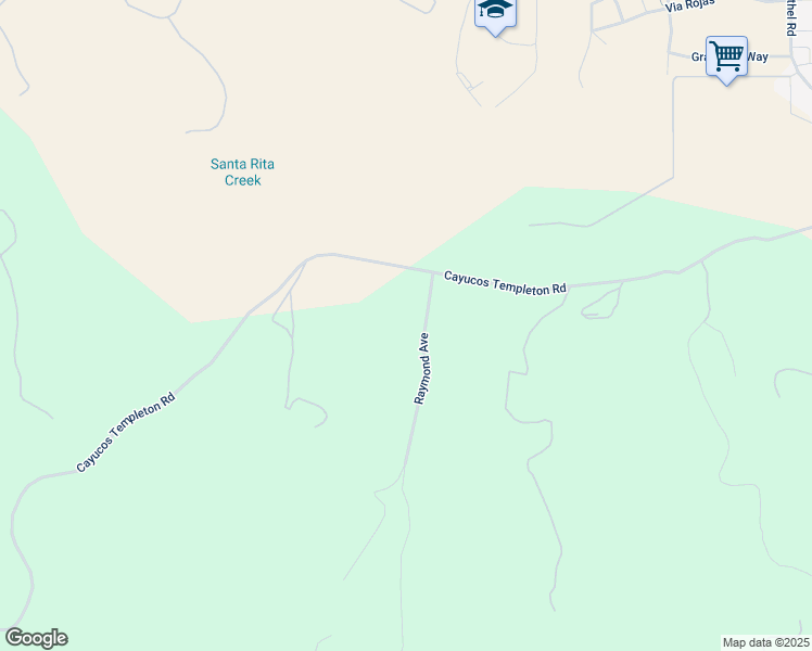 map of restaurants, bars, coffee shops, grocery stores, and more near in Templeton