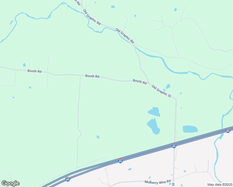 map of restaurants, bars, coffee shops, grocery stores, and more near 11307 Booth Road in Mulberry