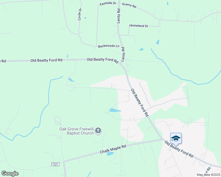 map of restaurants, bars, coffee shops, grocery stores, and more near Bruner Sloop Road in China Grove