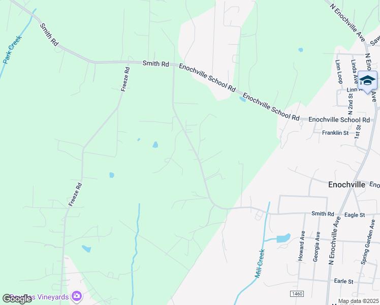 map of restaurants, bars, coffee shops, grocery stores, and more near 8431 Smith Road in Kannapolis
