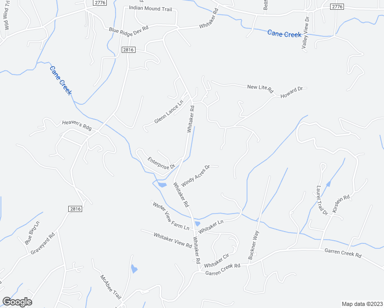 map of restaurants, bars, coffee shops, grocery stores, and more near 123 Whitaker Road in Fairview