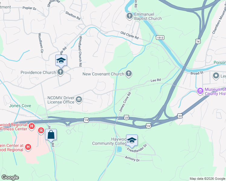 map of restaurants, bars, coffee shops, grocery stores, and more near 609 Lee Road in Clyde