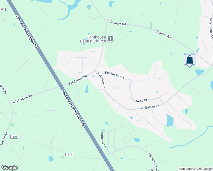 map of restaurants, bars, coffee shops, grocery stores, and more near 39 Billet Court in Benson