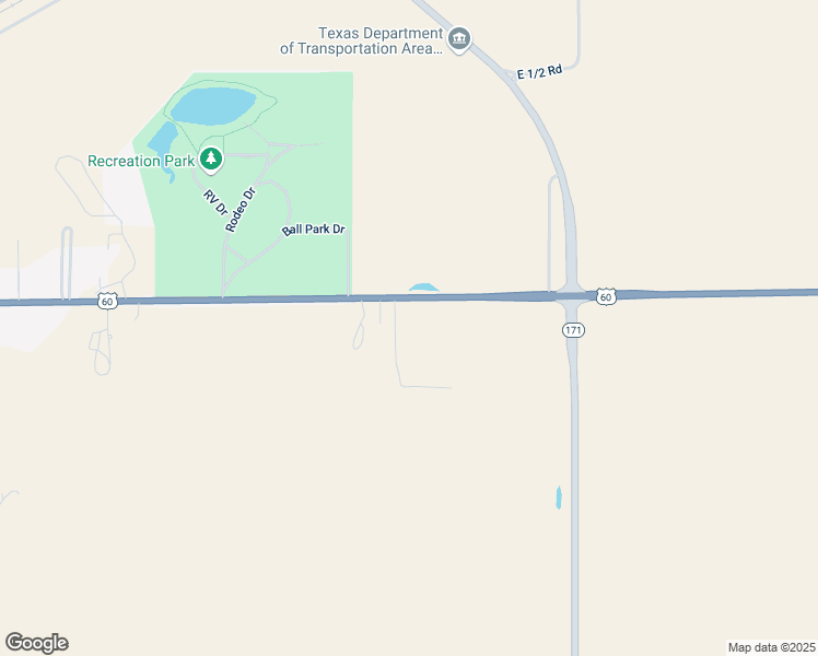 map of restaurants, bars, coffee shops, grocery stores, and more near 1123 East Frederic Avenue in Pampa
