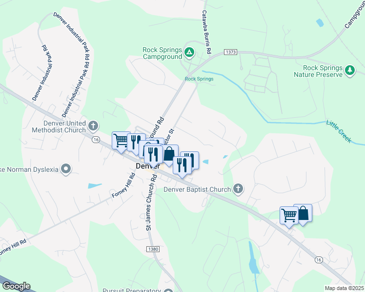 map of restaurants, bars, coffee shops, grocery stores, and more near 3924 Will Proctor Street in Denver