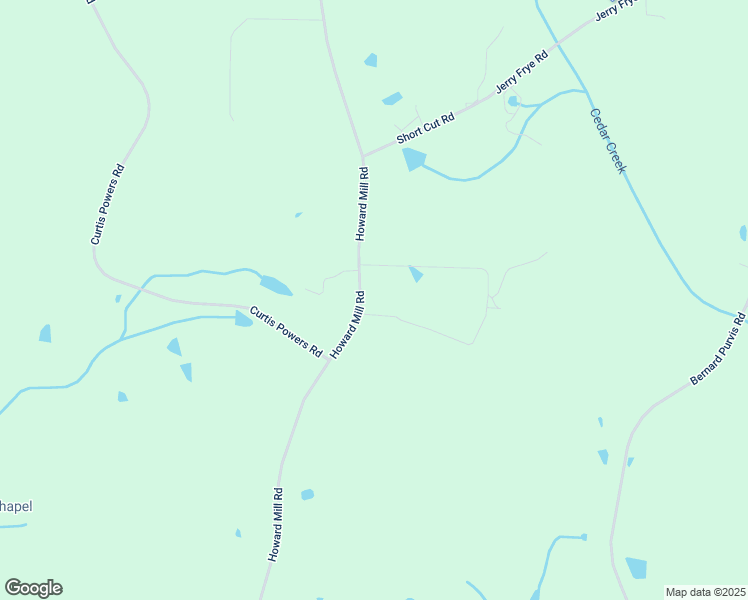 map of restaurants, bars, coffee shops, grocery stores, and more near 7797 Howard Mill Road in Bennett