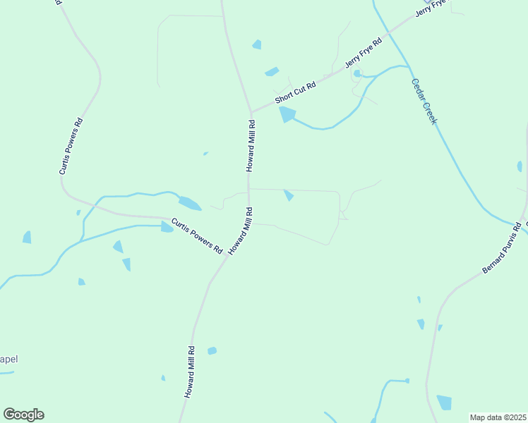 map of restaurants, bars, coffee shops, grocery stores, and more near 7797 Howard Mill Road in Bennett
