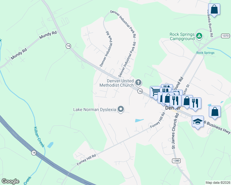 map of restaurants, bars, coffee shops, grocery stores, and more near 6284 Iris Court in Denver