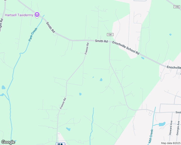 map of restaurants, bars, coffee shops, grocery stores, and more near 8611 Old Freeze Road in Kannapolis