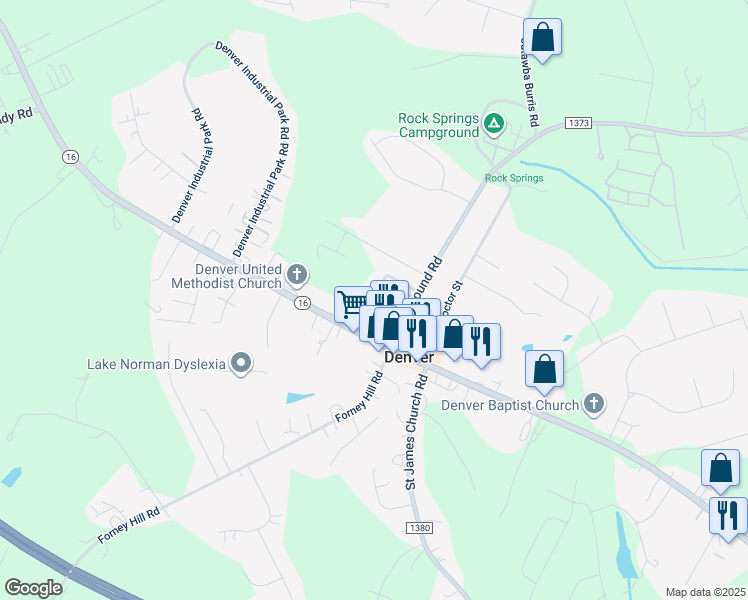 map of restaurants, bars, coffee shops, grocery stores, and more near 6482 Bellwood Lane in Denver