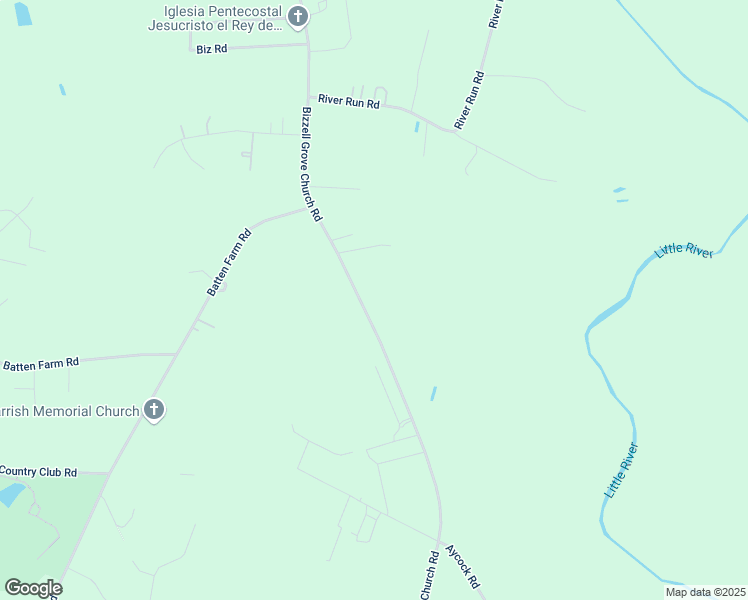 map of restaurants, bars, coffee shops, grocery stores, and more near 2089 Bizzell Grove Church Road in Selma