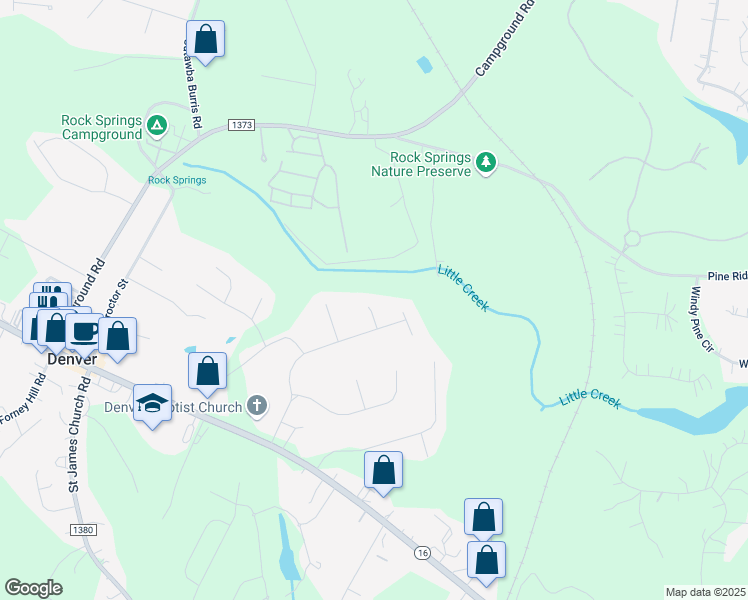 map of restaurants, bars, coffee shops, grocery stores, and more near 3984 Wind Rock Court in Denver