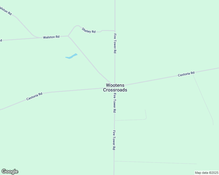map of restaurants, bars, coffee shops, grocery stores, and more near Castoria Road in Greene County