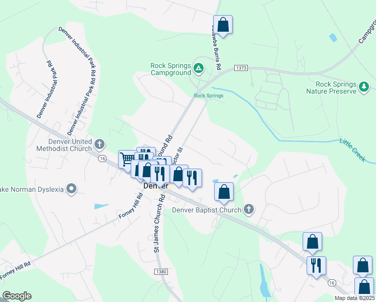 map of restaurants, bars, coffee shops, grocery stores, and more near 3952 Will Proctor Street in Denver