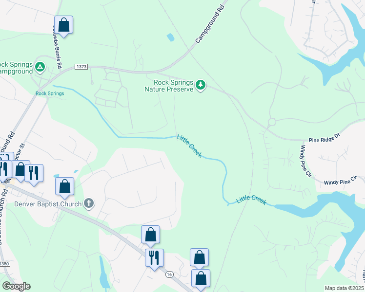 map of restaurants, bars, coffee shops, grocery stores, and more near 4036 Woodbeach Lane in Denver