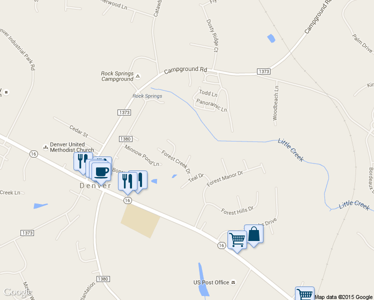 map of restaurants, bars, coffee shops, grocery stores, and more near 3964 Huntington Court in Denver