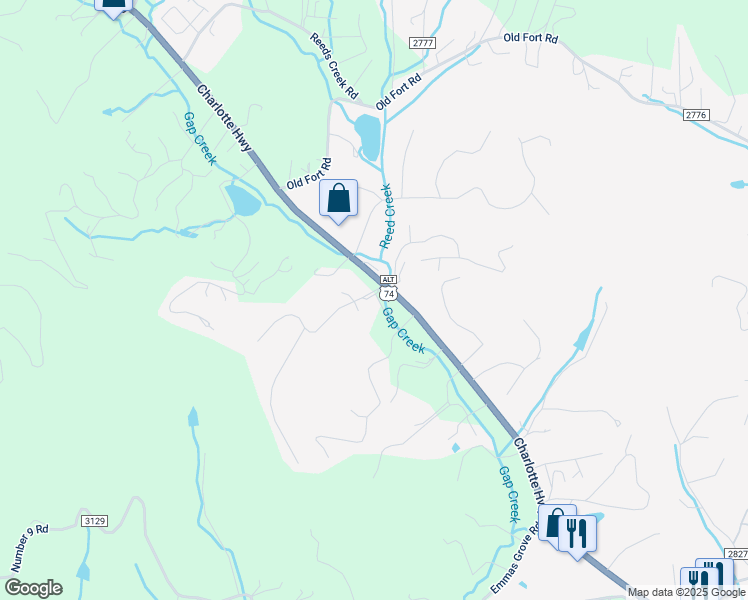 map of restaurants, bars, coffee shops, grocery stores, and more near 2 Fairview Hills Drive in Fairview