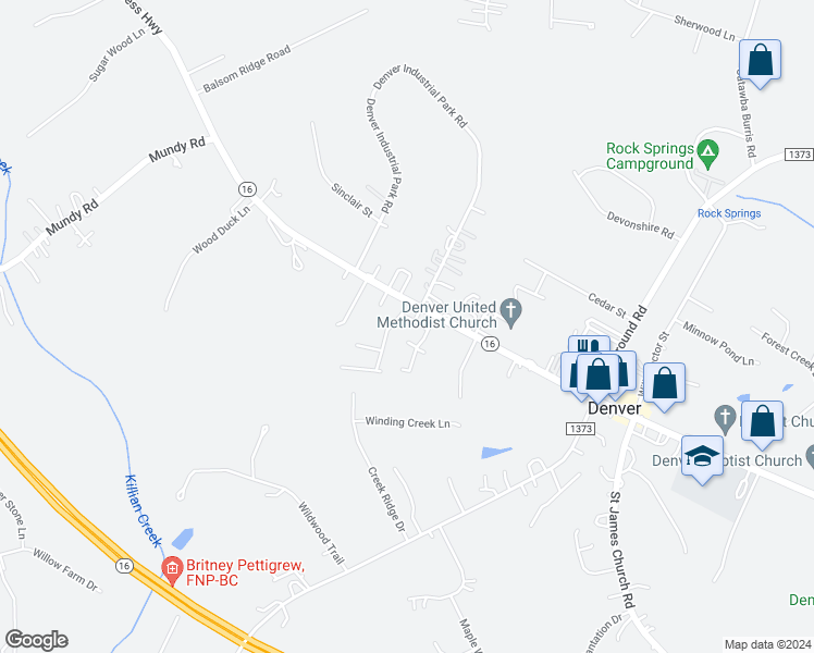 map of restaurants, bars, coffee shops, grocery stores, and more near 3943 Jasmine Lane in Denver