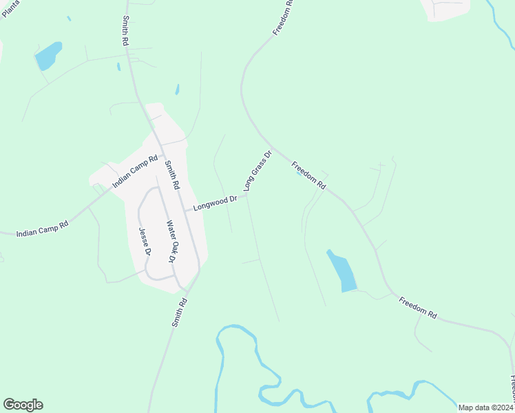 map of restaurants, bars, coffee shops, grocery stores, and more near 165 Long Grass Drive in Smithfield