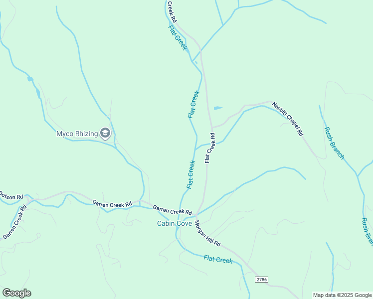 map of restaurants, bars, coffee shops, grocery stores, and more near 387 Flat Creek Road in Fairview