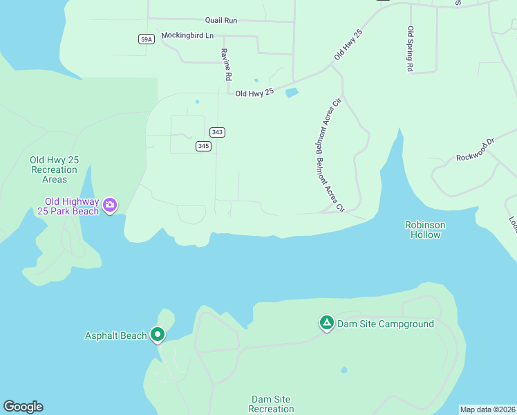 map of restaurants, bars, coffee shops, grocery stores, and more near 375 Belmont Acres Circle in Tumbling Shoals