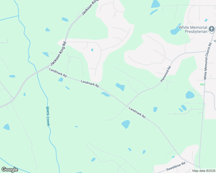 map of restaurants, bars, coffee shops, grocery stores, and more near 365 Landmark Road in Johnston County