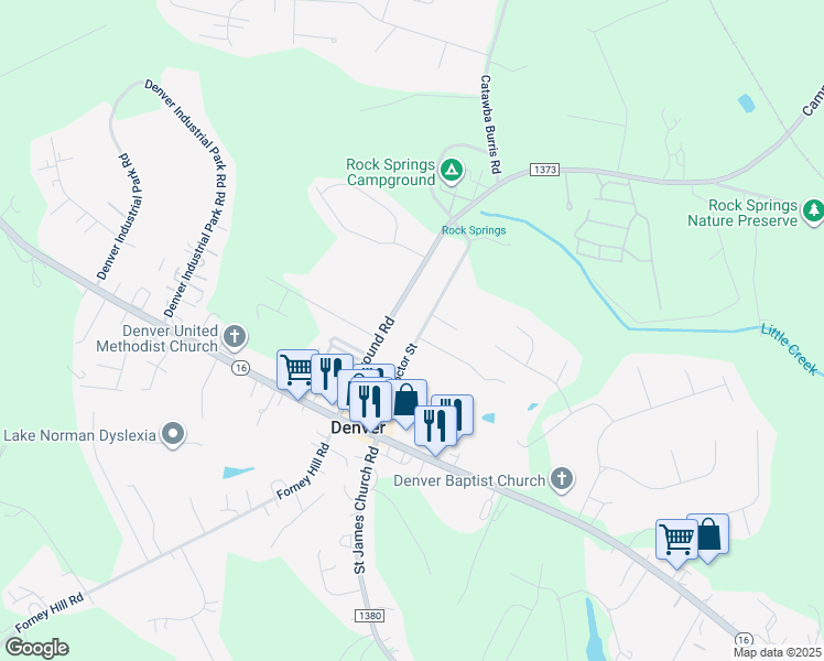 map of restaurants, bars, coffee shops, grocery stores, and more near 3963 Will Proctor Street in Denver