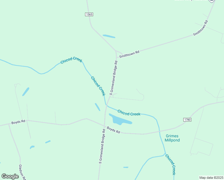 map of restaurants, bars, coffee shops, grocery stores, and more near 1500 South Grimesland Bridge Road in Grimesland