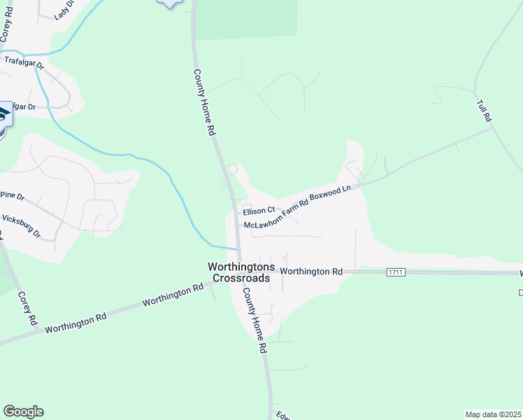 map of restaurants, bars, coffee shops, grocery stores, and more near 1308 Ellison Court in Greenville