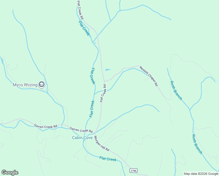 map of restaurants, bars, coffee shops, grocery stores, and more near 379 Flat Creek Road in Fairview