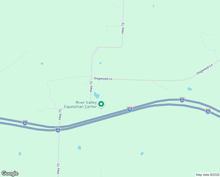 map of restaurants, bars, coffee shops, grocery stores, and more near 10860 Highway 72 in Ozark