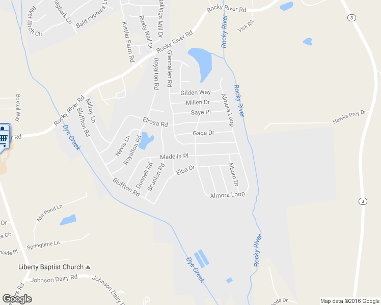 map of restaurants, bars, coffee shops, grocery stores, and more near 211 Madelia Place in Mooresville