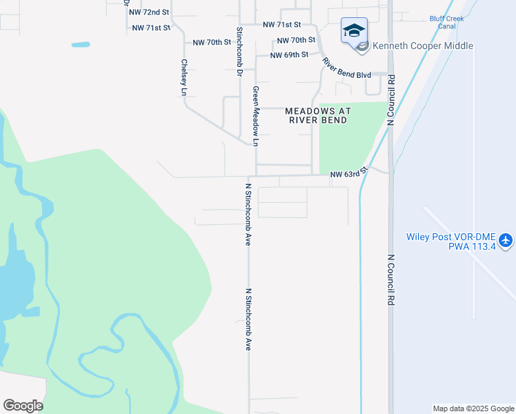 map of restaurants, bars, coffee shops, grocery stores, and more near 8408 Northwest 62nd Street in Oklahoma City