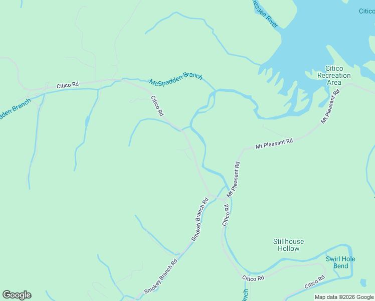 map of restaurants, bars, coffee shops, grocery stores, and more near 1720 Citico Road in Vonore