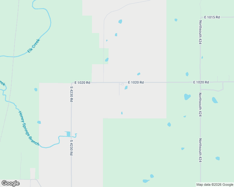 map of restaurants, bars, coffee shops, grocery stores, and more near 423334 East 1020 Road in Checotah